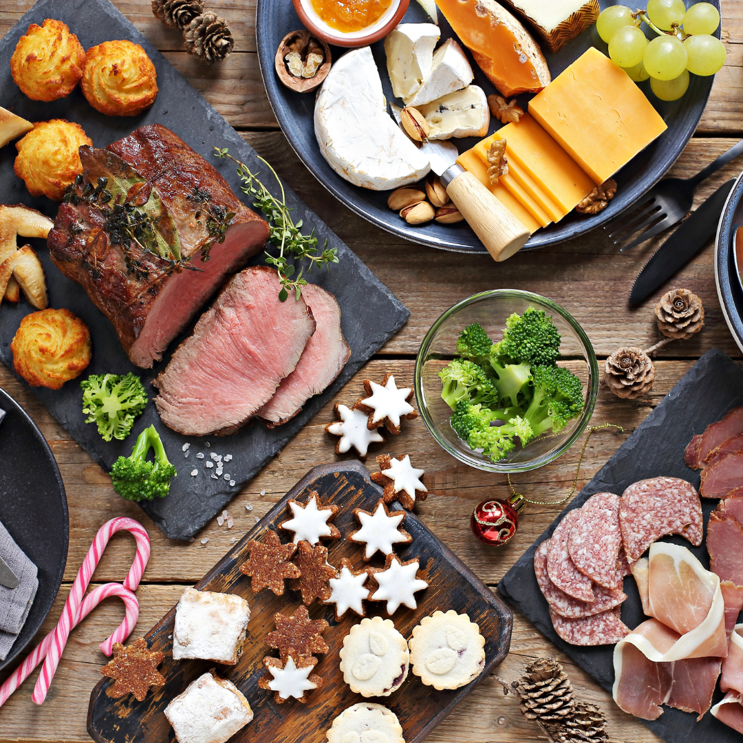 Festive indoor bbq